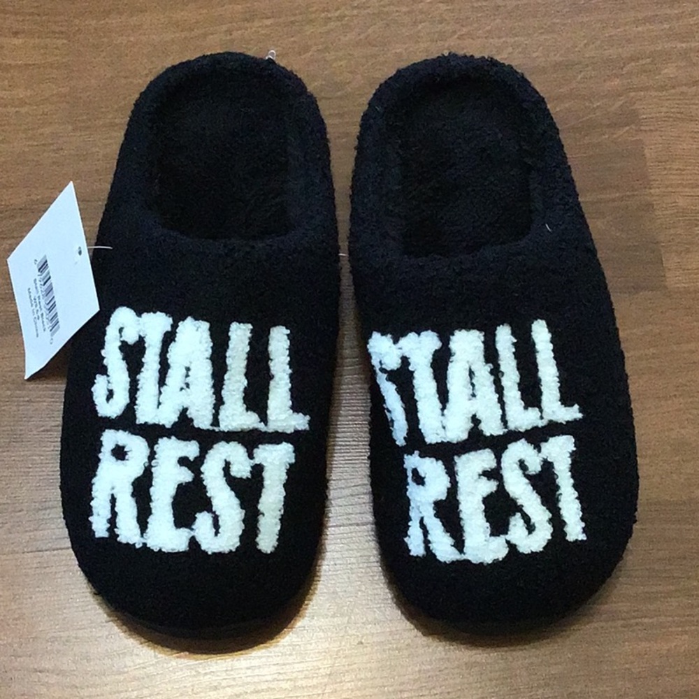 Stall Rest Slippers NWT